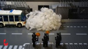 Lego Zombie Apocalypse: Police and Inmate Unite to Escape Zombie Land