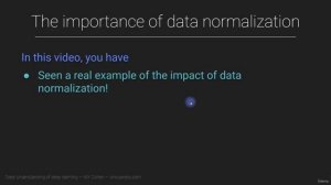 10.5 The importance of data normalization