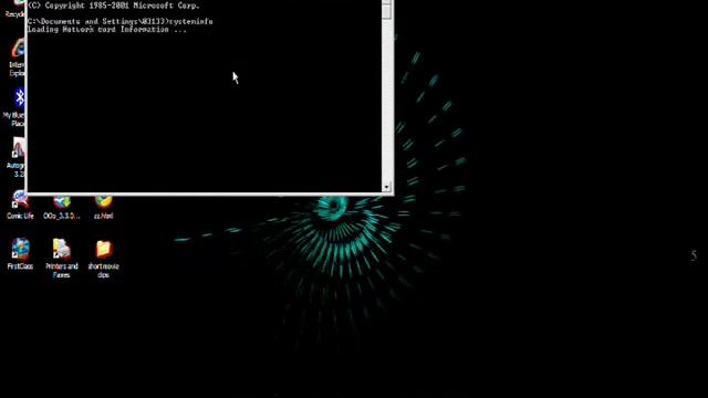 System info, CMD code tutorial смотреть онлайн