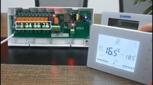 BOT-X306 умный газовый котел, беспроводной термостат для 8 подкамер, беспровод