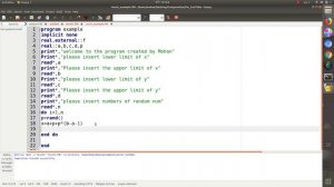 monte-carlo two dimensional integration in fortran