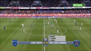 Труа - Пари Сен-Жермен 0-9 (13 марта 2016 г, Чемпионат Франции)