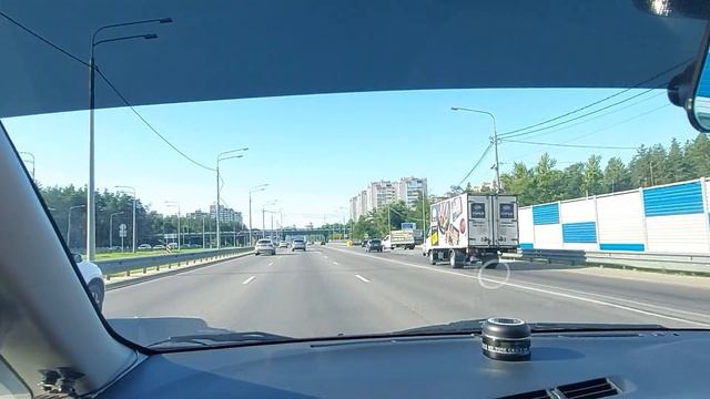 Въезд в Воронеж с Московского направления