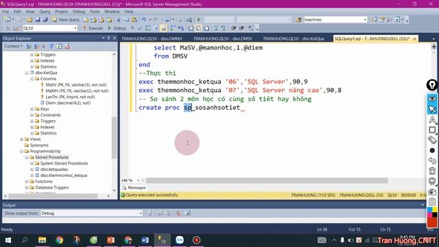 Bài 9 Stored Procedure смотреть онлайн