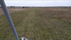 Полет на мотодельтаплане. Испытания нового мотодельтаплана.