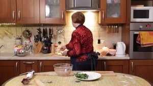 ЛОБИАНИ . Постное блюдо лепёшка с фасолью по грузински