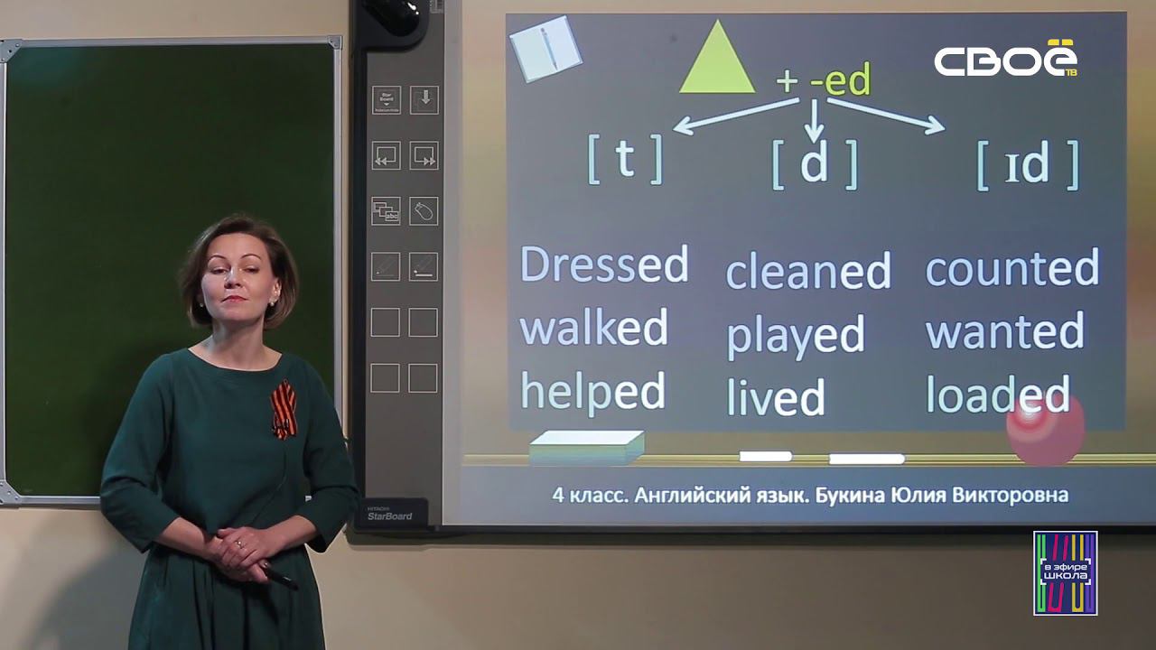 Английский язык 4 класс. Past simple смотреть онлайн