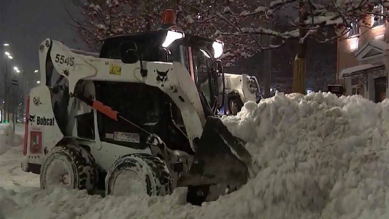 В столичный регион пришел снегопад, накрывший накануне Ленинградскую область