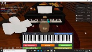 Roblox using auto piano player.