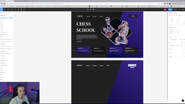 Создайте потрясающую домашнюю страницу веб-сайта с помощью Figma | Руководство для начинающих