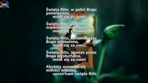 Litania do świętej Rity - śpiewana