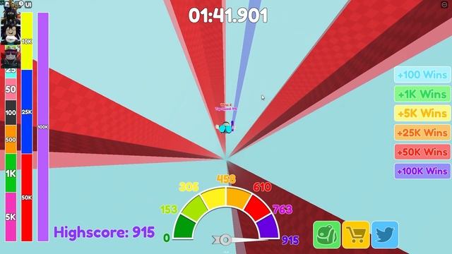 САМОЕ БЫСТРОЕ ПАДЕНИЕ С ВЫСОТЫ 999.999.999 КМ/Ч! КЛИКЕР СКОРОСТИ В ROBLOX смотреть онлайн