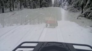 Квадроцикл + прицеп