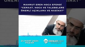 Gündeme Dair | Mahmut Eren Hocaefendi'nin Açıklaması