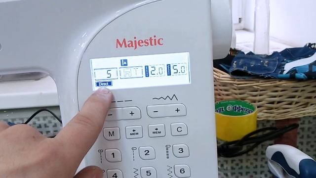 Краткое руководство по заправке и работе с Juki Majestic M-200e смотреть онлайн