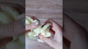 Вытянутые петли в кольце амигуруми из Ализе Пуффи. Прибавки / убавки.