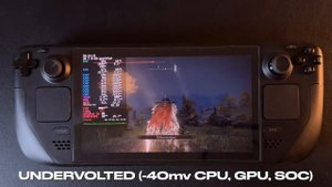 OLED Steam Deck Undervolting tested: Better battery life, performance and lower temps