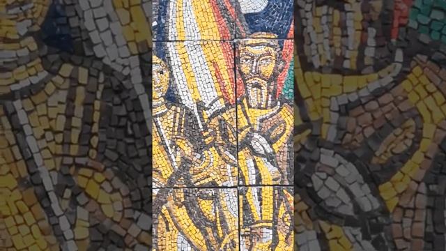 Mosaic made of stone Мозаика из камня