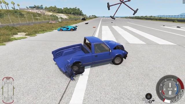 Giant Hammer Vs Cars - BeamNG.Drive | ANMOL GAMEX