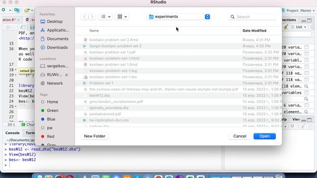 Как установить рабочую директорию в R Studio? смотреть онлайн
