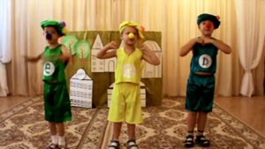 Мюзикл "Бабушкины витамины" в исполнении детей подготовительной группы.