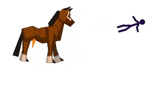 #лошадь #ест Лошадь кушает людей, анимация смотреть онлайн