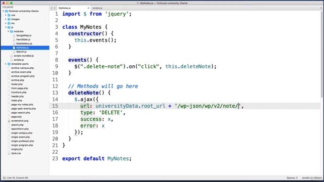 Connecting With the REST API | My Notes Front End | Part 2 смотреть онлайн