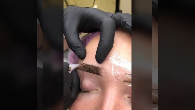 Как делают пудровые брови смотреть онлайн