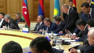 Дмитрий Медведев принимает участие в заседании Совета глав правительств стран СНГ