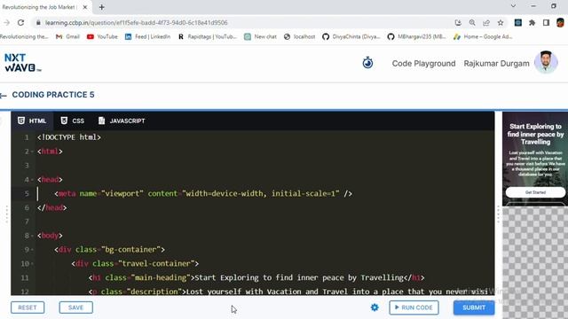 CSS Media Queries | Coding Practice 5 | FLEXBOX | NxtWave | CCBP 4.0