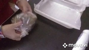 Куриные окорочка в рукаве.