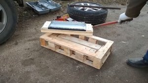 Подставка под домкрат из подручных материалов