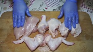 Как разделать курицу быстро и просто.