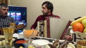 Магомед Шамсудинов на аккордеоне