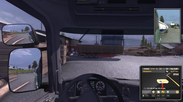 Euro Truck Simulator 2 - ImmCam mod demonstration. With download links for v1.1 смотреть онлайн