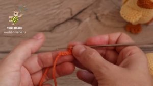 Утёнок крючком. Мастер-класс по вязанию игрушки.