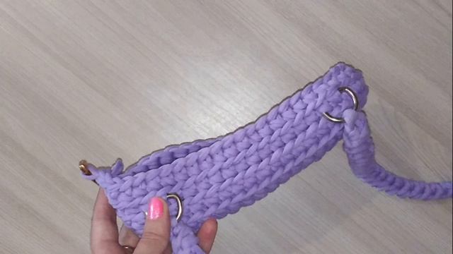 Детский рюкзачок из трикотажной пряжи