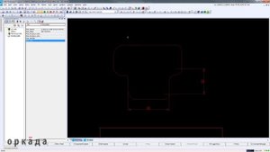 Создание контура платы по графике из файла в формате DXF.
