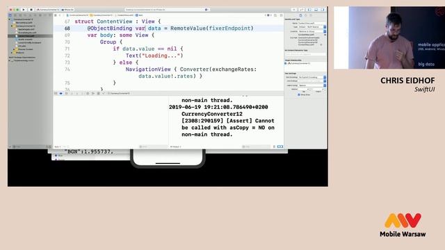 Mobile Warsaw #72 — Chris Eidhof — SwiftUI смотреть онлайн