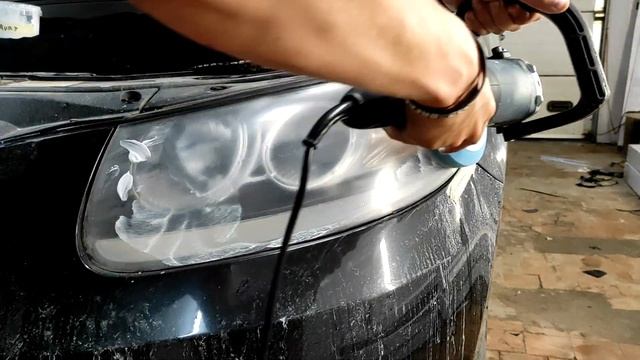 Полировка фары. Восстановление оптики фар. Бронирование фар. смотреть онлайн