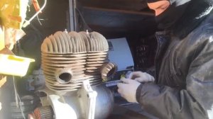 Разборка мотора ява 354 (часть 1).