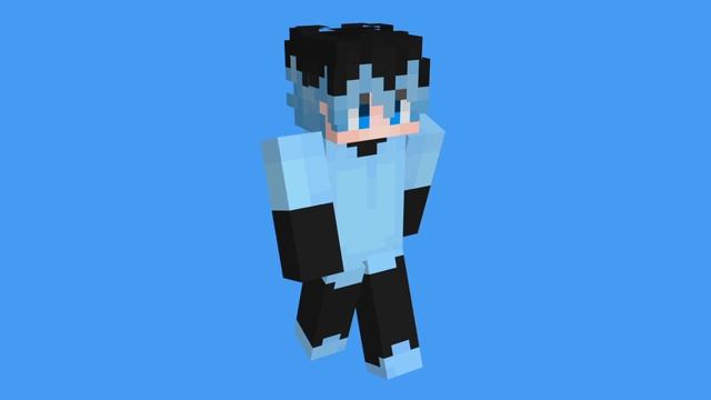14 skin Minecraft blue hair || comment request || link download di deskripsi