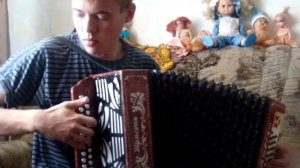 Игра на гармони. Владимир Маркин - Сиреневый туман