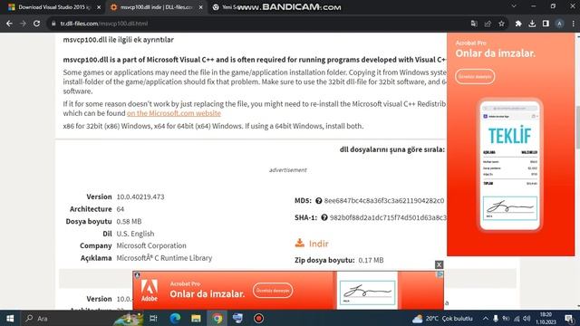 MSVCP100.dll hatası çözümü смотреть онлайн
