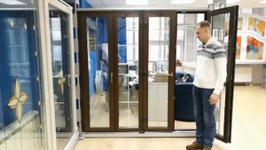 Обзор на складную сдвижную дверь