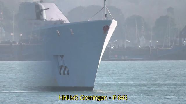 Rare visit of Dutch Royal Navy Ships Southampton Docks 20/01/17 смотреть онлайн