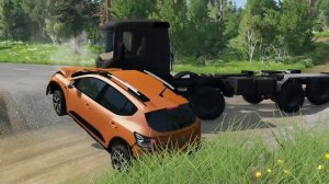 Автомобили против массивных выбоин - BeamNG Drive