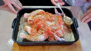 Запеченая курица по пекински.