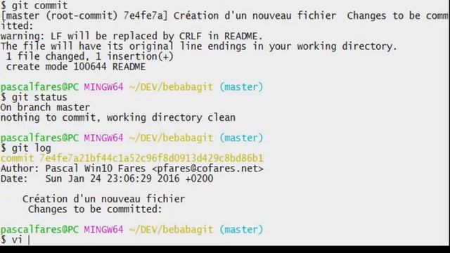 T1: git init add commit status смотреть онлайн