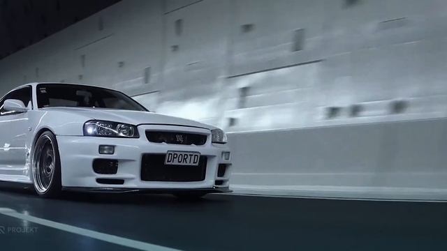 Nissan SKYLINE R34 GTR клип СКАЙЛАЙН Атмосферное видео